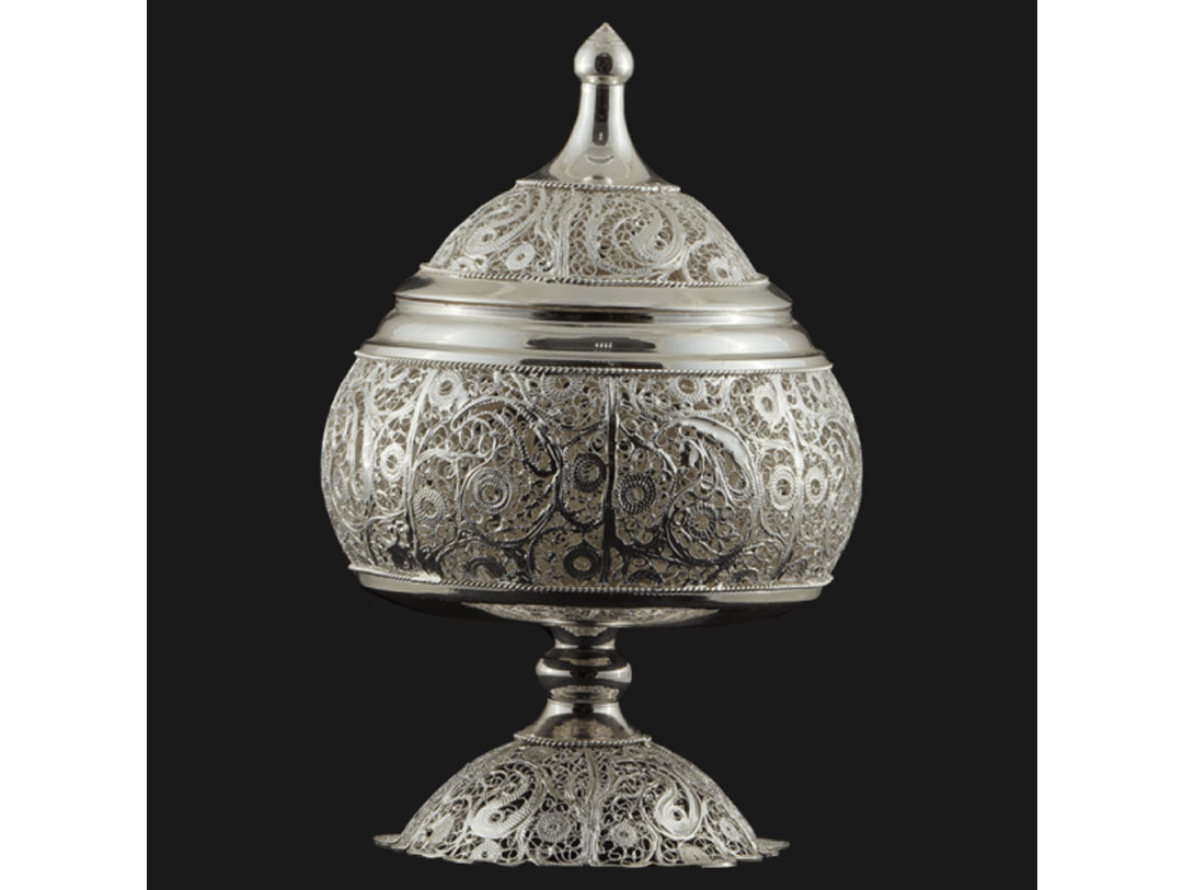 گز خوری ملیله کاری مدل سیبی گز خوری ملیله کاری مدل سیبی