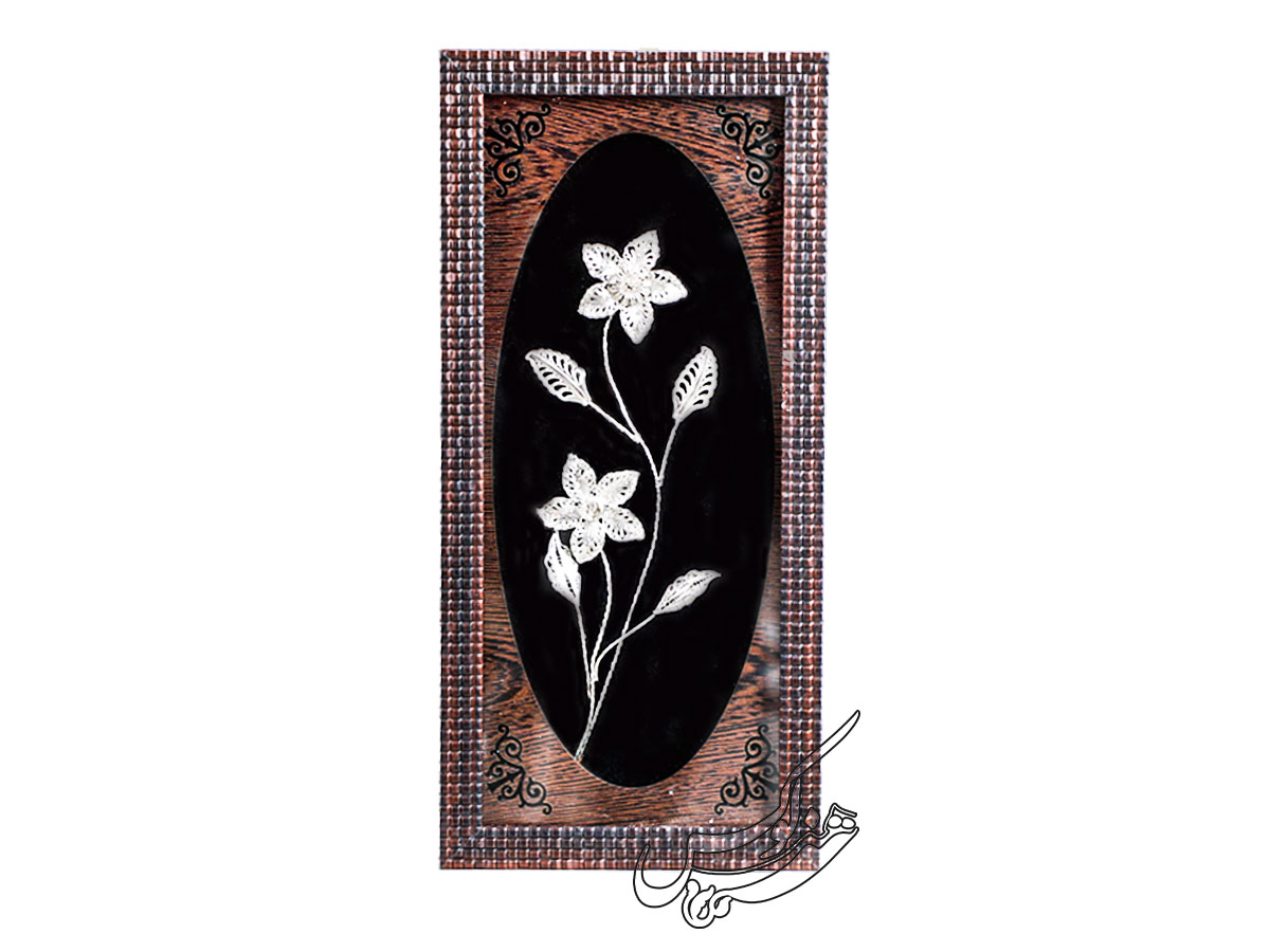 قاب گل نقره چوبی قاب گل نقره چوبی