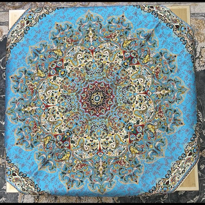 ترمه رومیزی ابریشم طرح بختیاری
